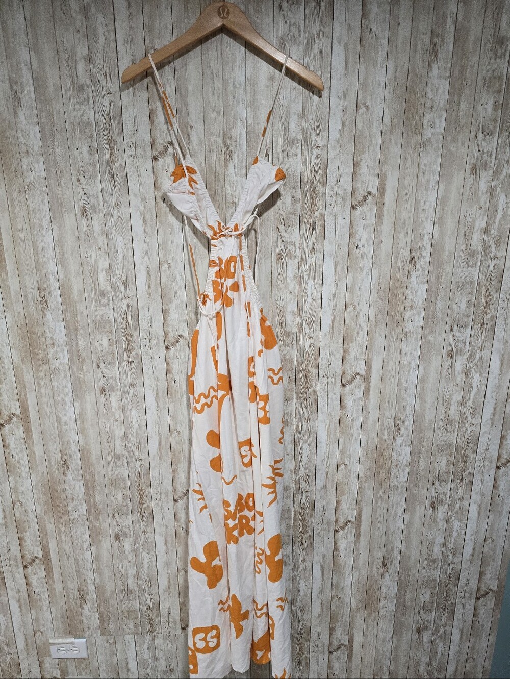 Sabo Skirt Toulose Convertible Strappy Tropical Coconut Girl Maxi Dress  XS NWT